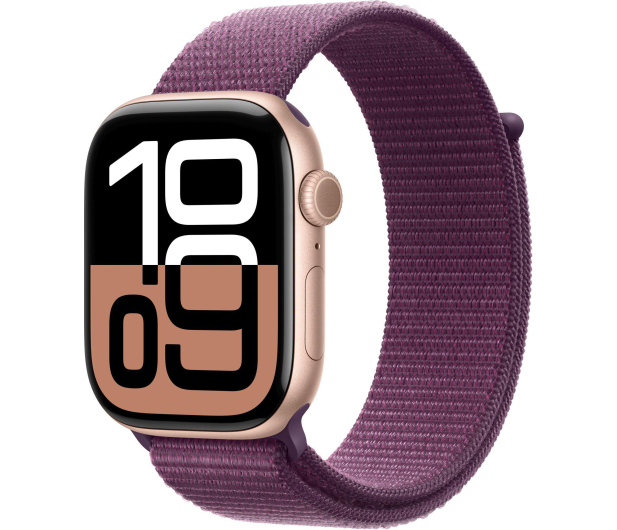 Apple Watch 10 42/Różowe Aluminum/Opaska Dojrzała Śliwka GPS - 1278123 - zdjęcie